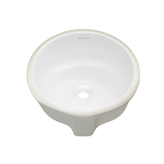 Swiss Madison, Monaco 16" Ceramic Undermount Bathroom Sink in Glossy White