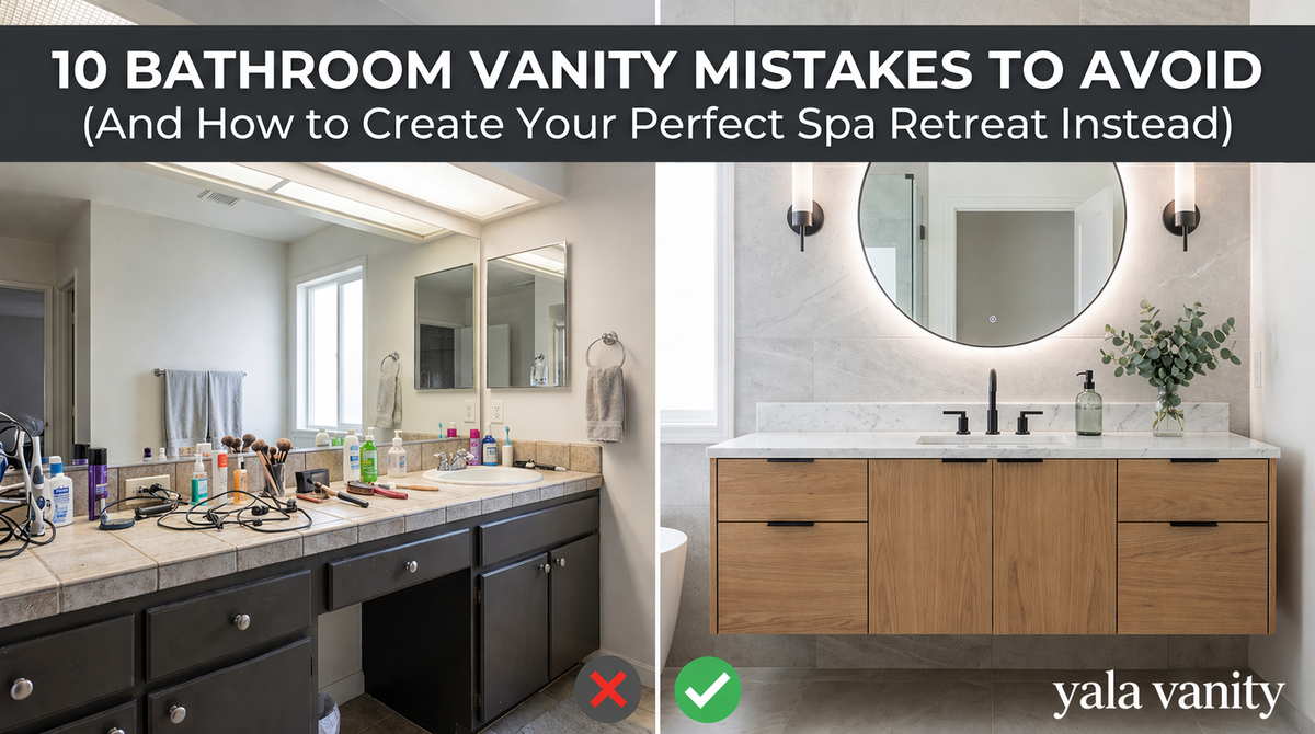 Bathroom Vanity Mistakes – 10 Common Errors & How to Avoid – Yala Vanity