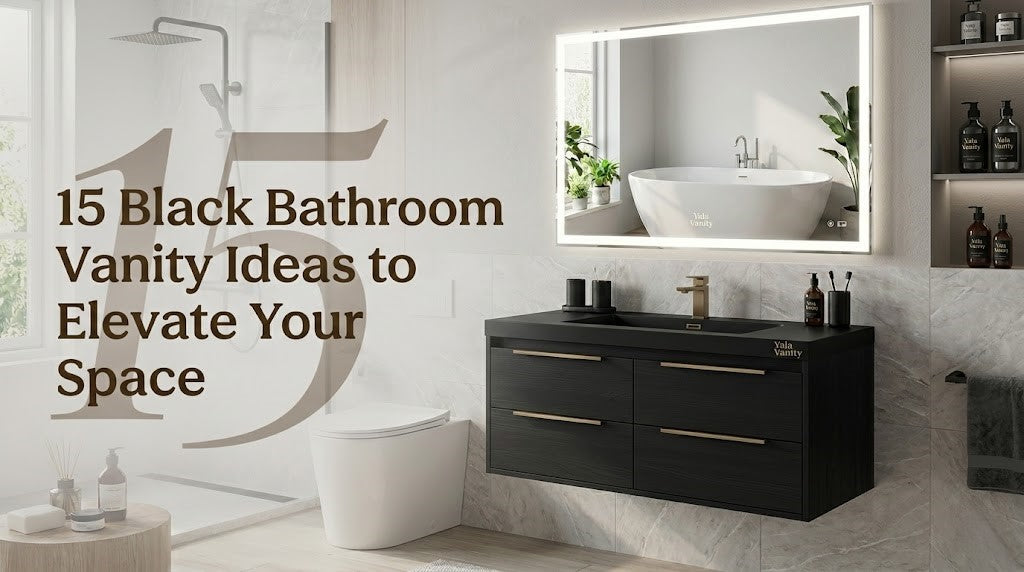15 Black Bathroom Vanity Ideas to Elevate Your Space
