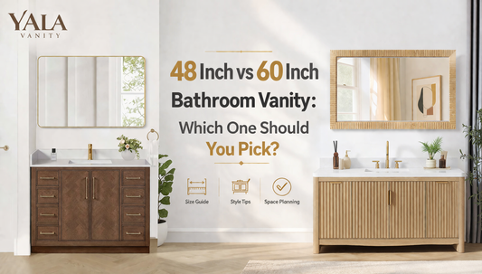 48 Inch vs 60 Inch Bathroom Vanity