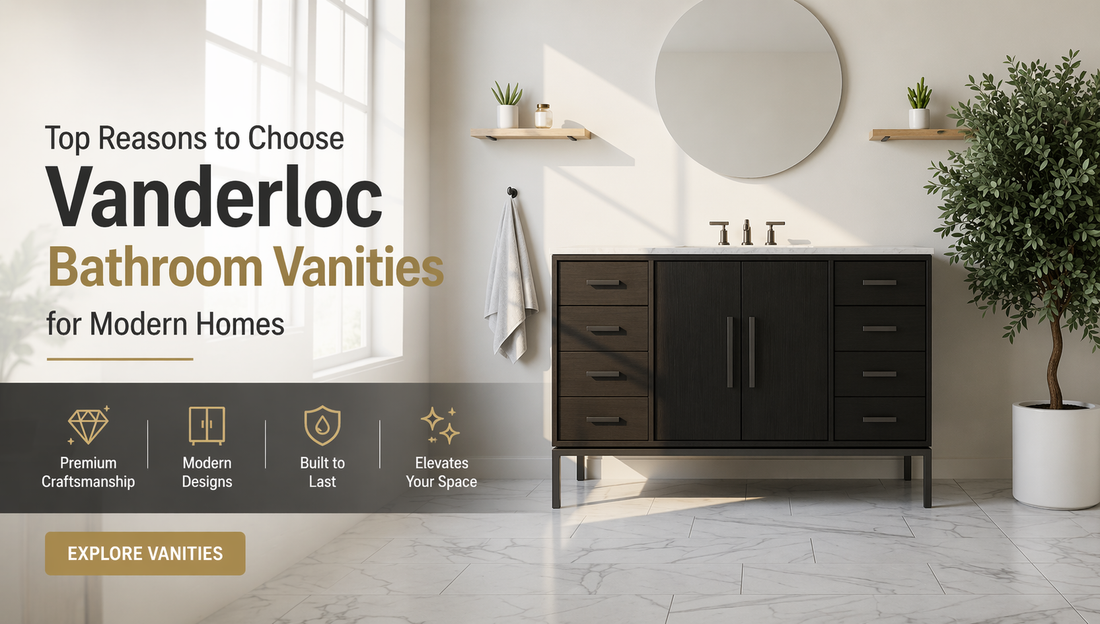 Top Reasons to Choose Vanderloc Bathroom Vanities for Modern Homes