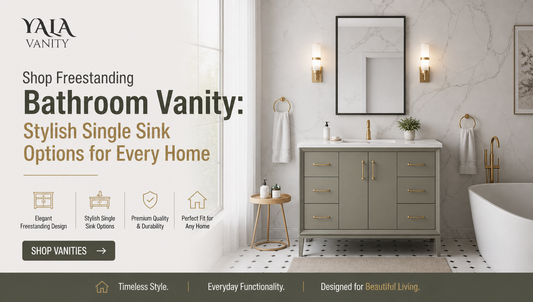 Shop Freestanding Bathroom Vanity: Stylish Single Sink Options for Every Home