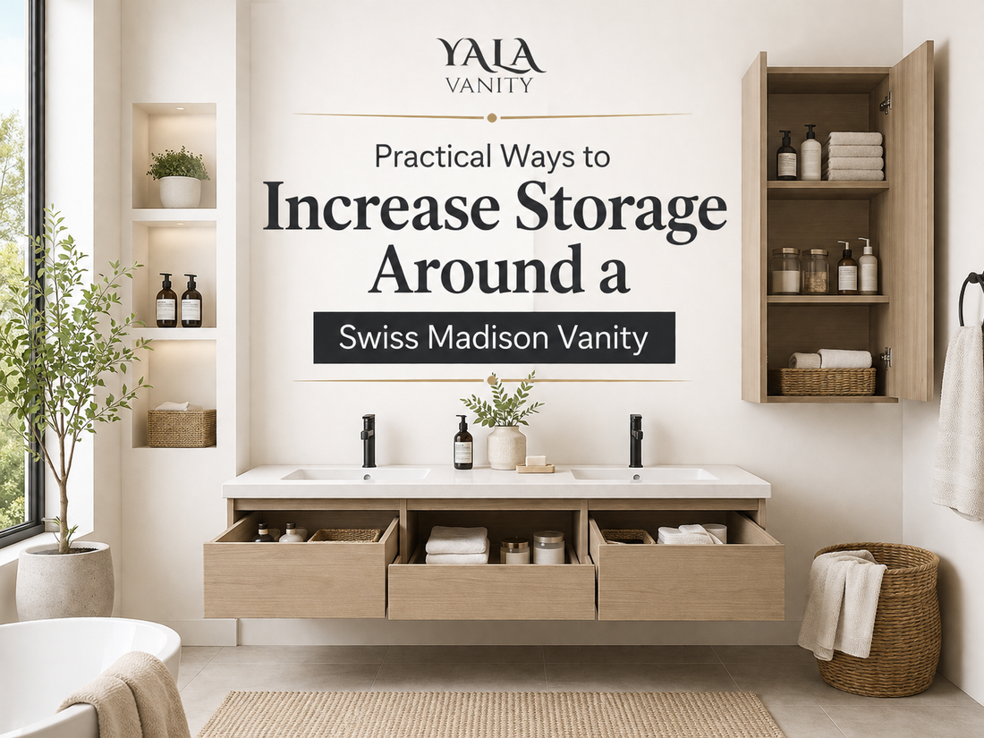 Practical Ways to Increase Storage Around a Swiss Madison Vanity