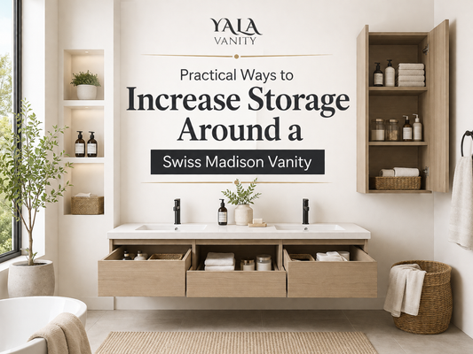 Practical Ways to Increase Storage Around a Swiss Madison Vanity