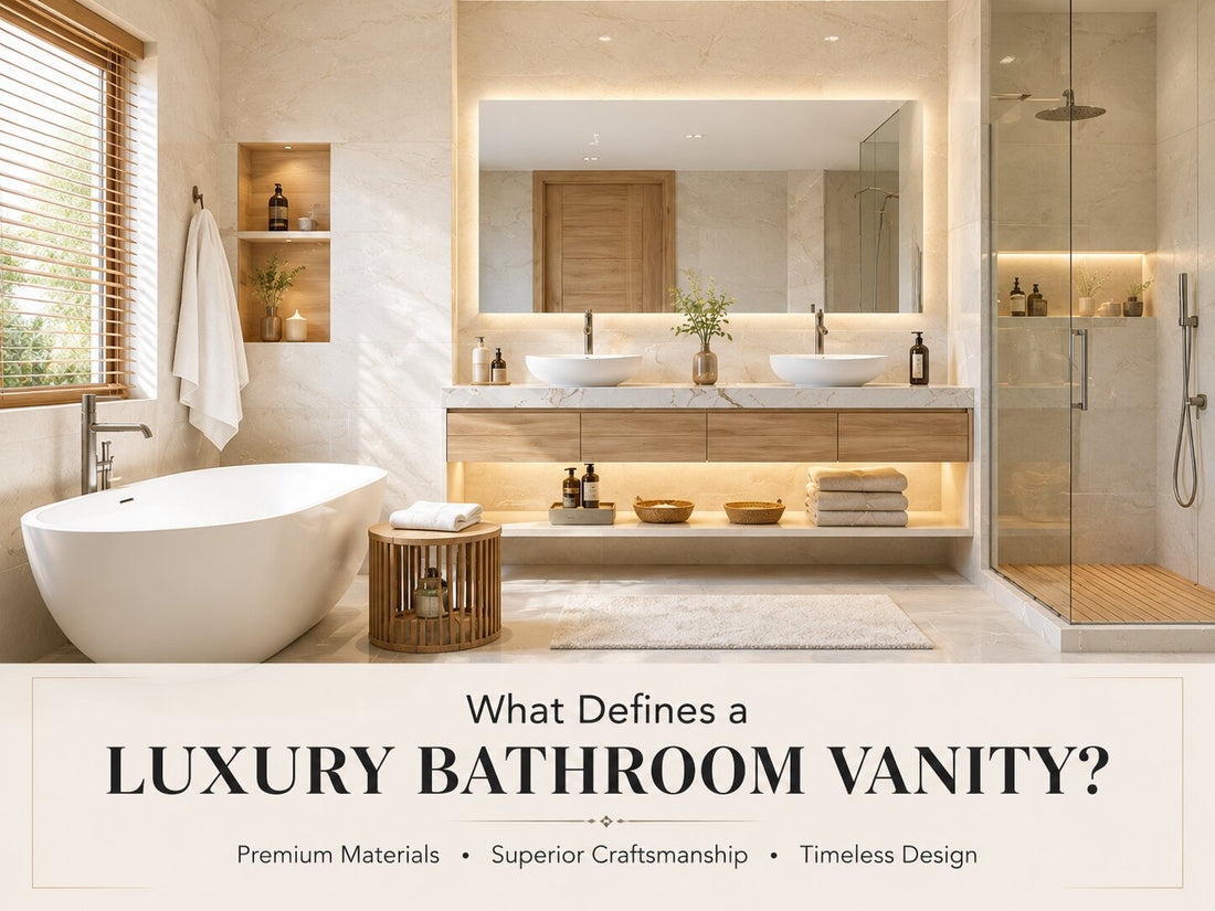 What Defines a Luxury Bathroom Vanity?