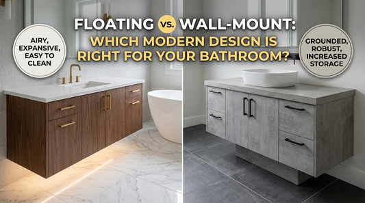 Floating vs Wall-Mount Vanities: Which Modern Design is Right for Your Bathroom?