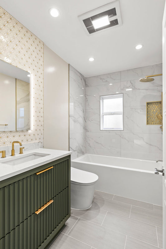 Vanderloc LeCrieu single vanity — custom built in 21 days, made in the USA