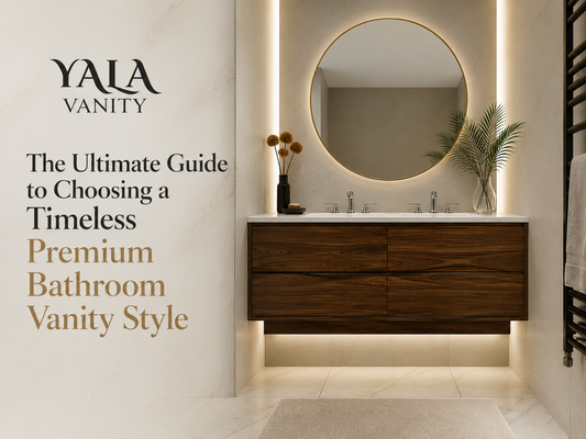 The Ultimate Guide to Choosing a Timeless Premium Bathroom Vanity Style