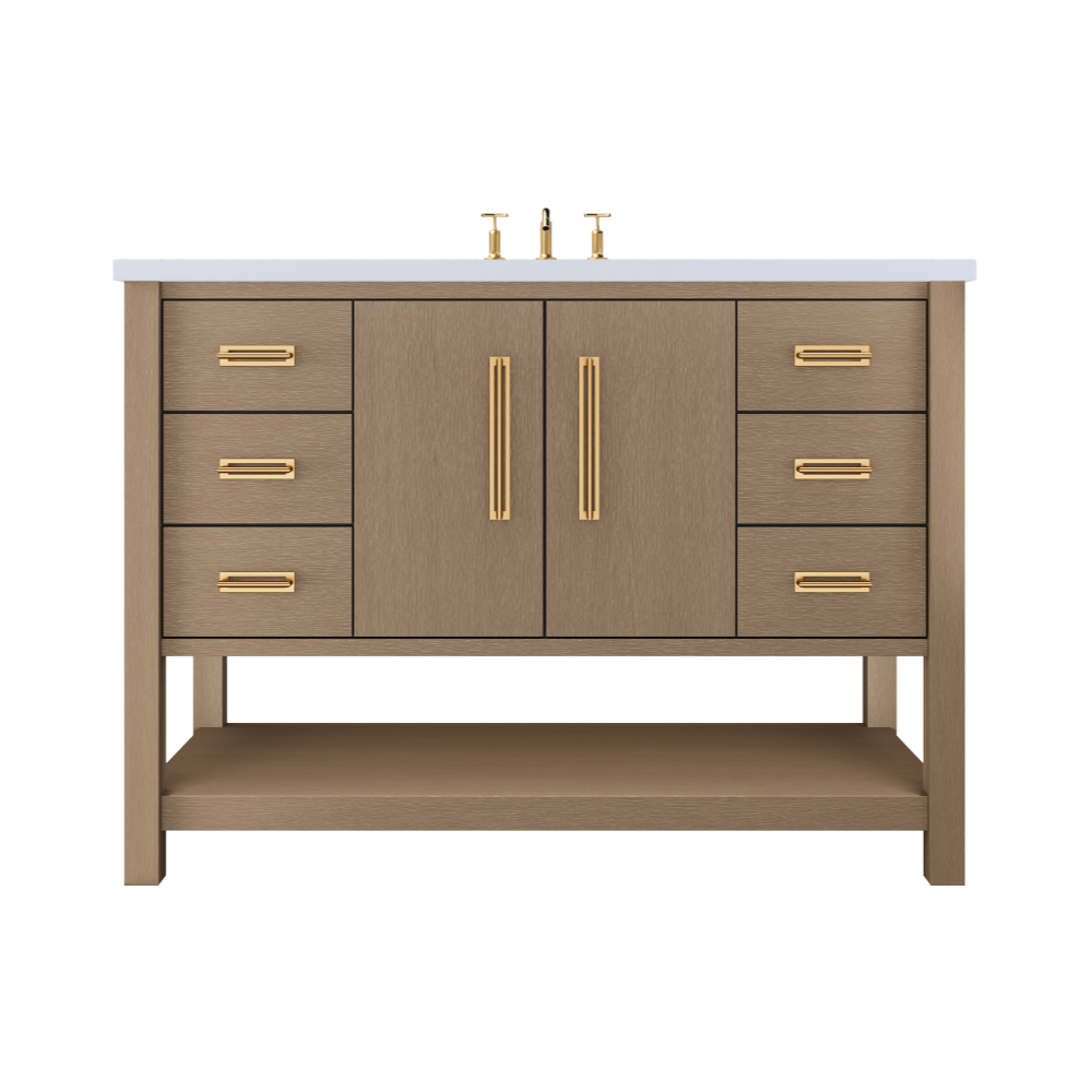 Vanderloc Kiawah Single Sink Extra-Wide 48" - Smoked Modern