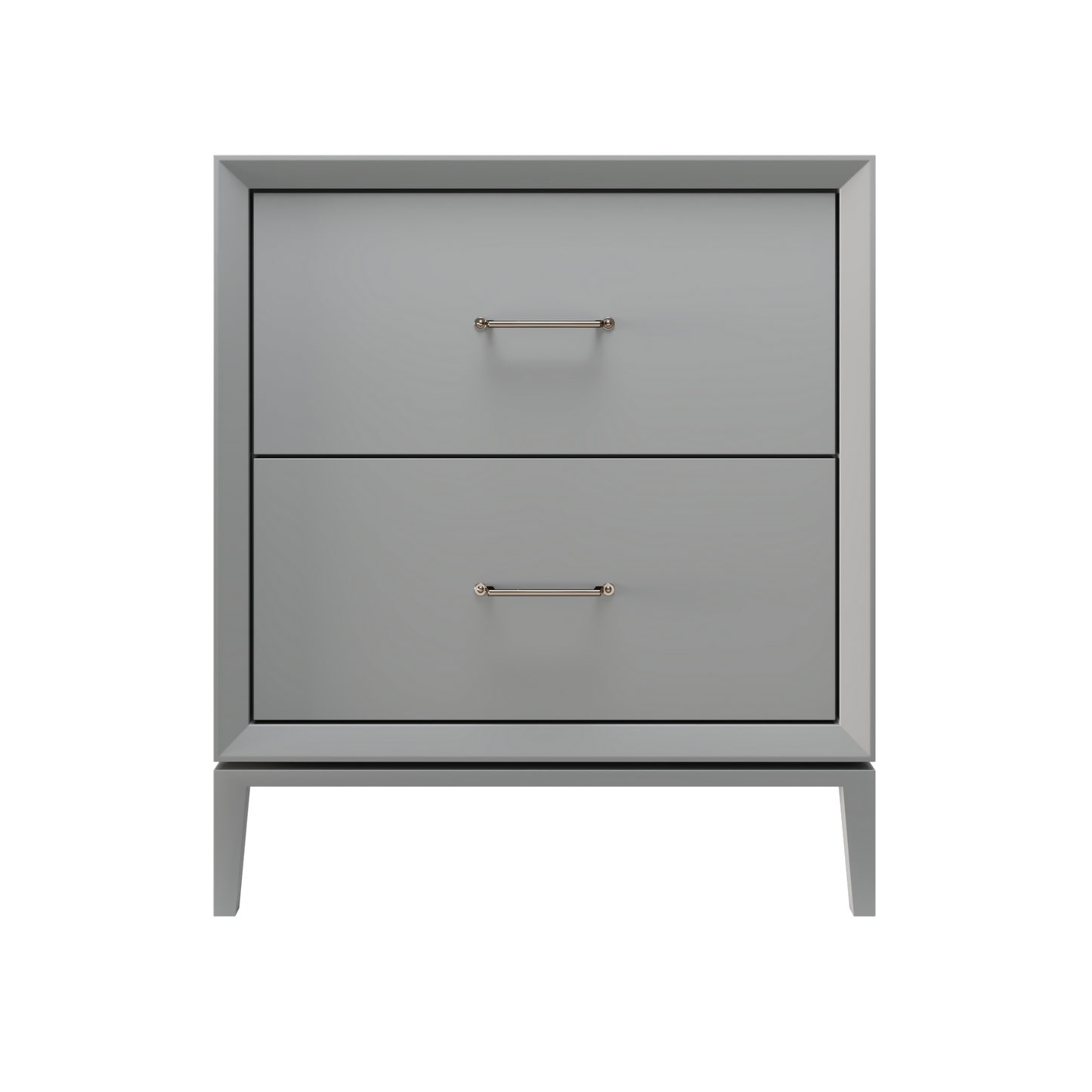 Alexandra 2-Drawer 30" Single Vanity - Platinum Gray / Satin Nickel