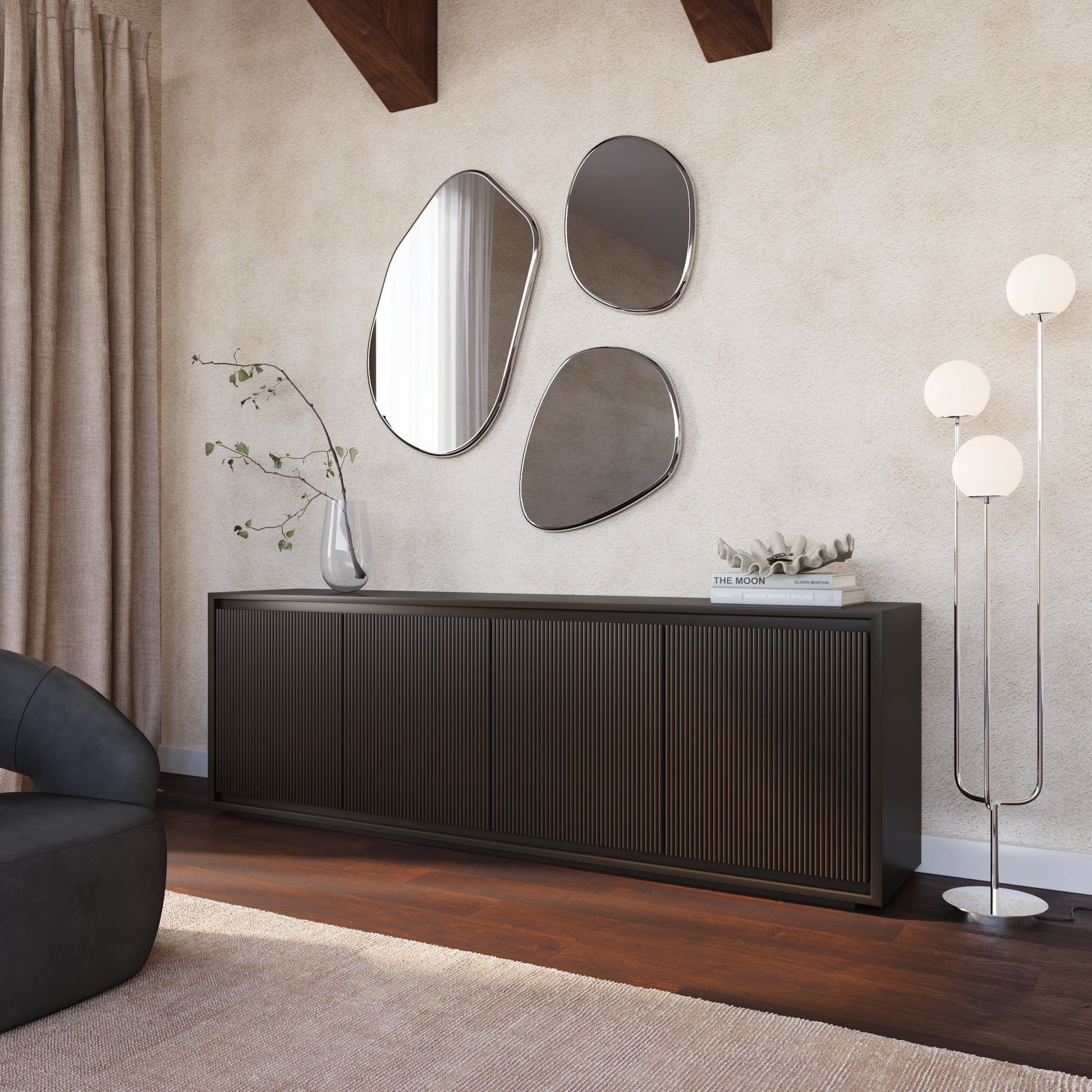 Vanderloc bath vanity, styled bathroom