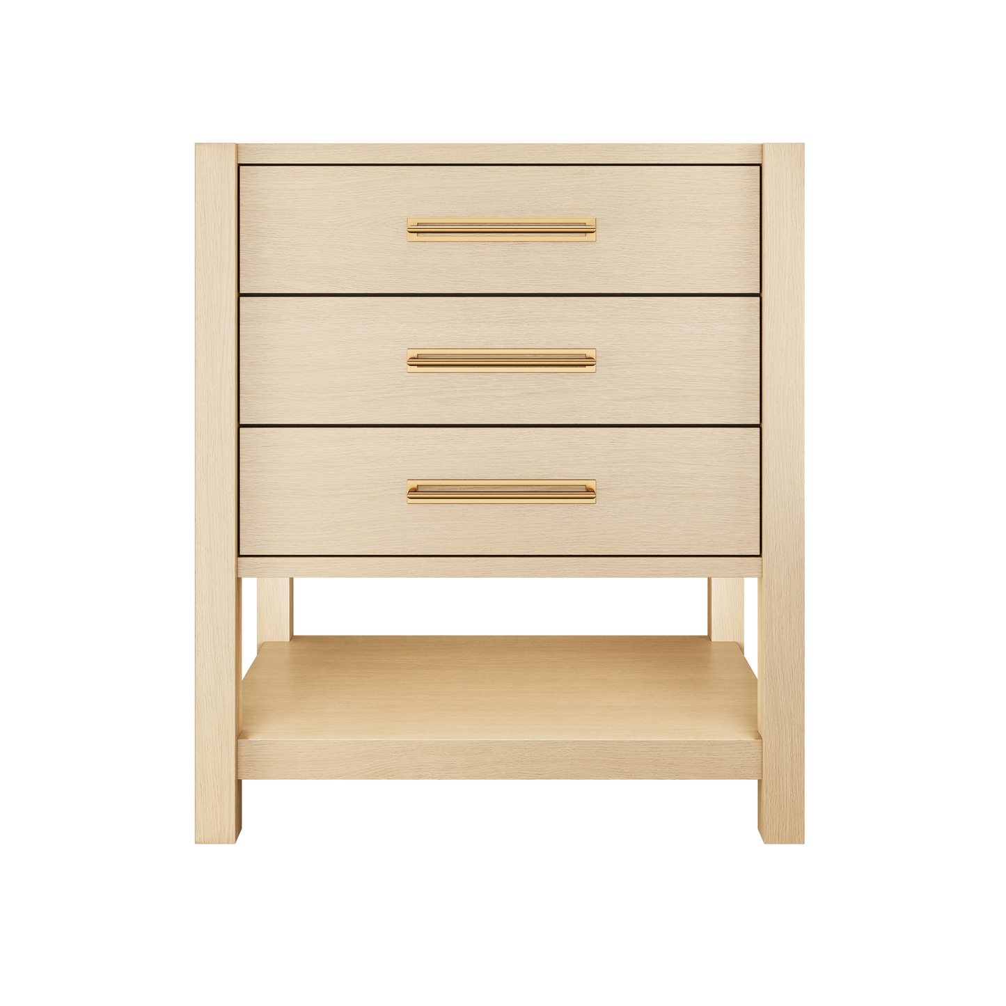 Vanderloc Kiawah Three-Drawer Single Bath Vanity — 30 Inch
