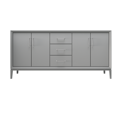 Platinum Gray / 72" Wide / Polished Chrome