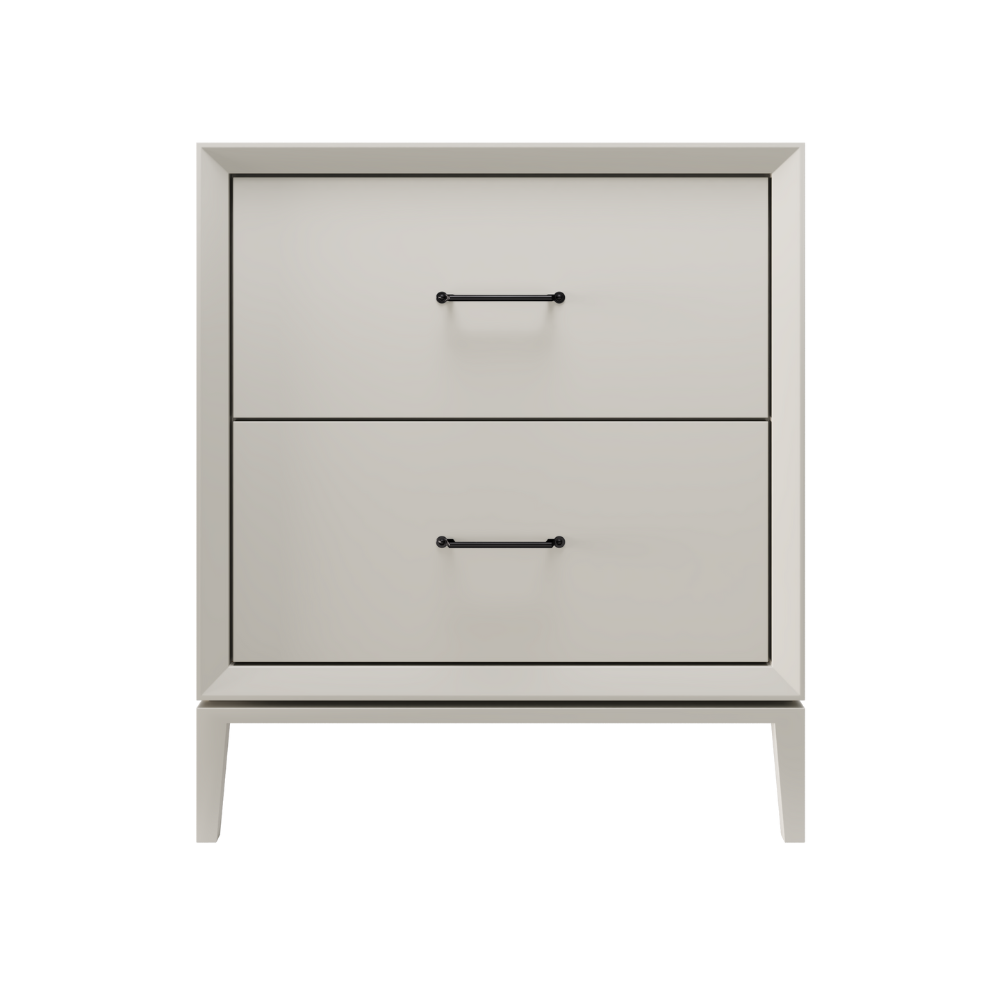 Alexandra 2-Drawer 30" Single Vanity - Vintage Taupe / Matte Black