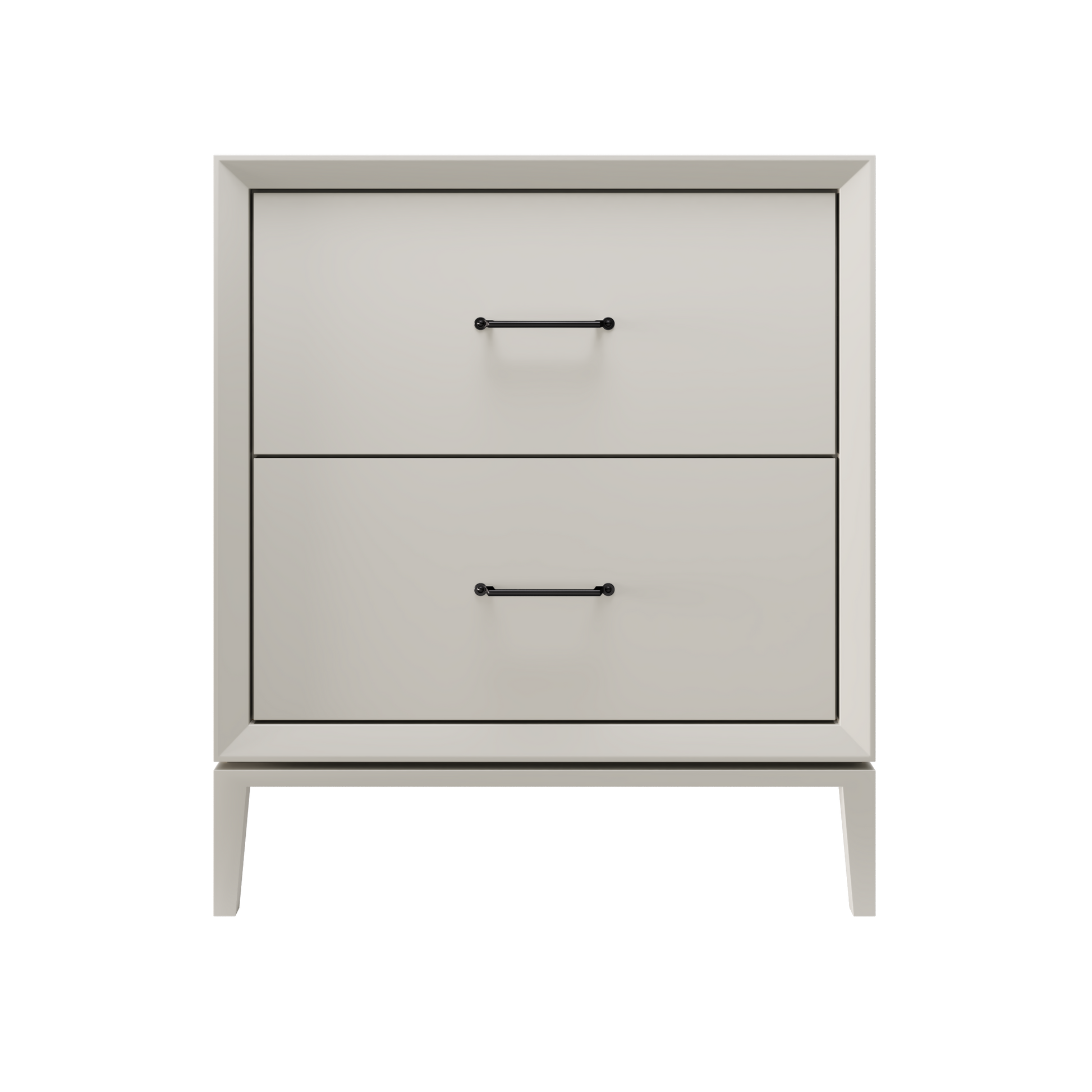 Alexandra 2-Drawer 30" Single Vanity - Vintage Taupe / Matte Black