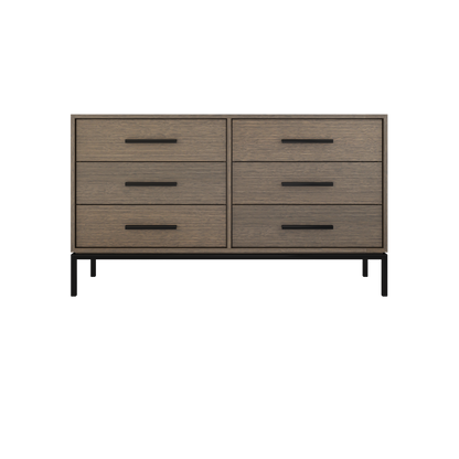 Vanderloc Rift White Oak Double Drawer Bath Vanity