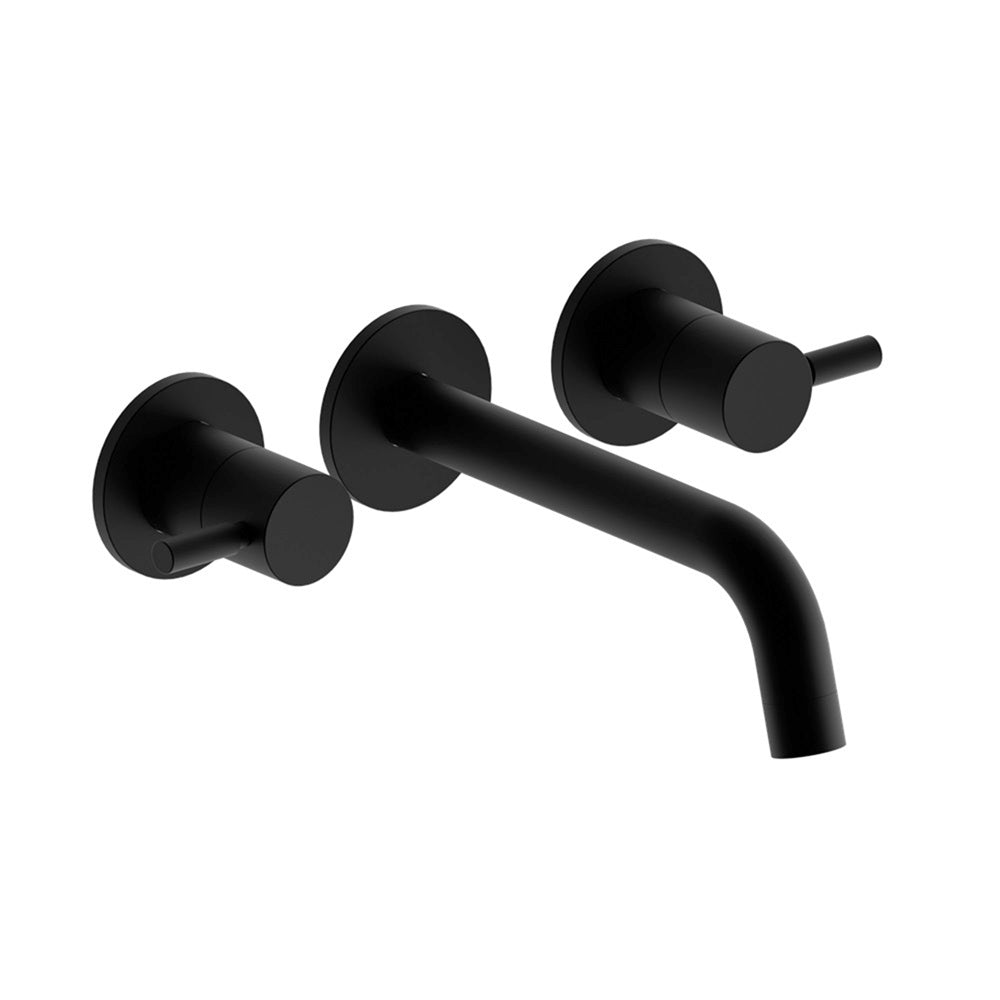Two Handle Wall Mounted Bathroom Faucet