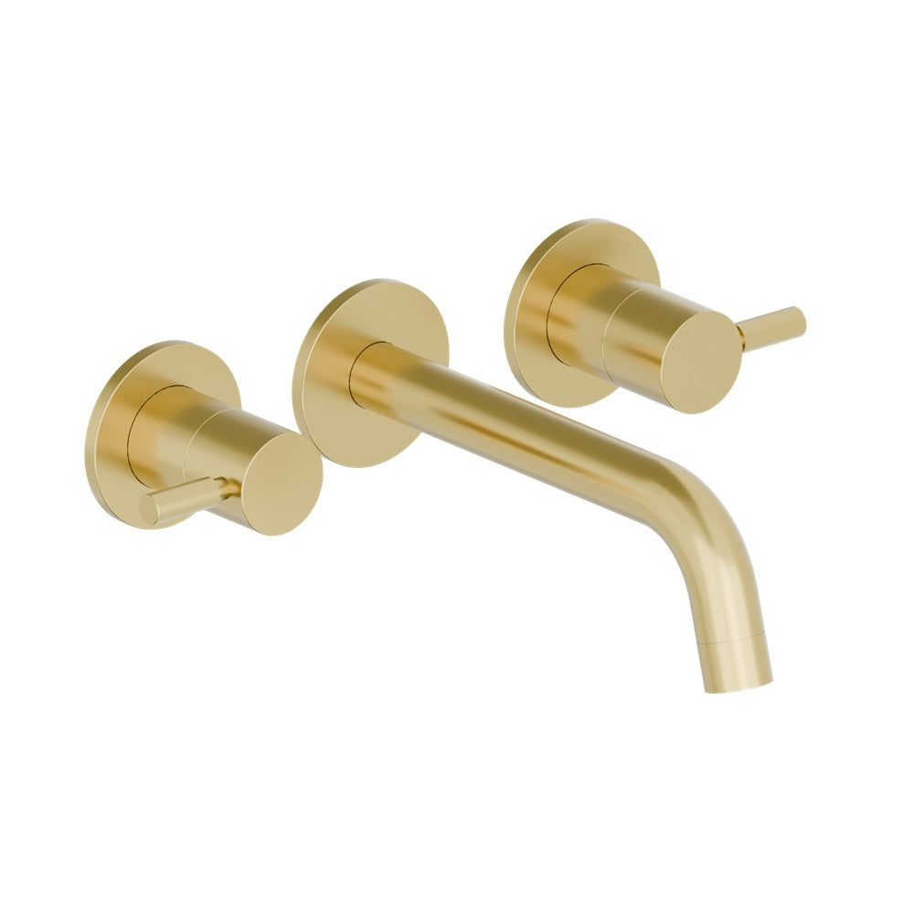 Two Handle Wall Mounted Bathroom Faucet