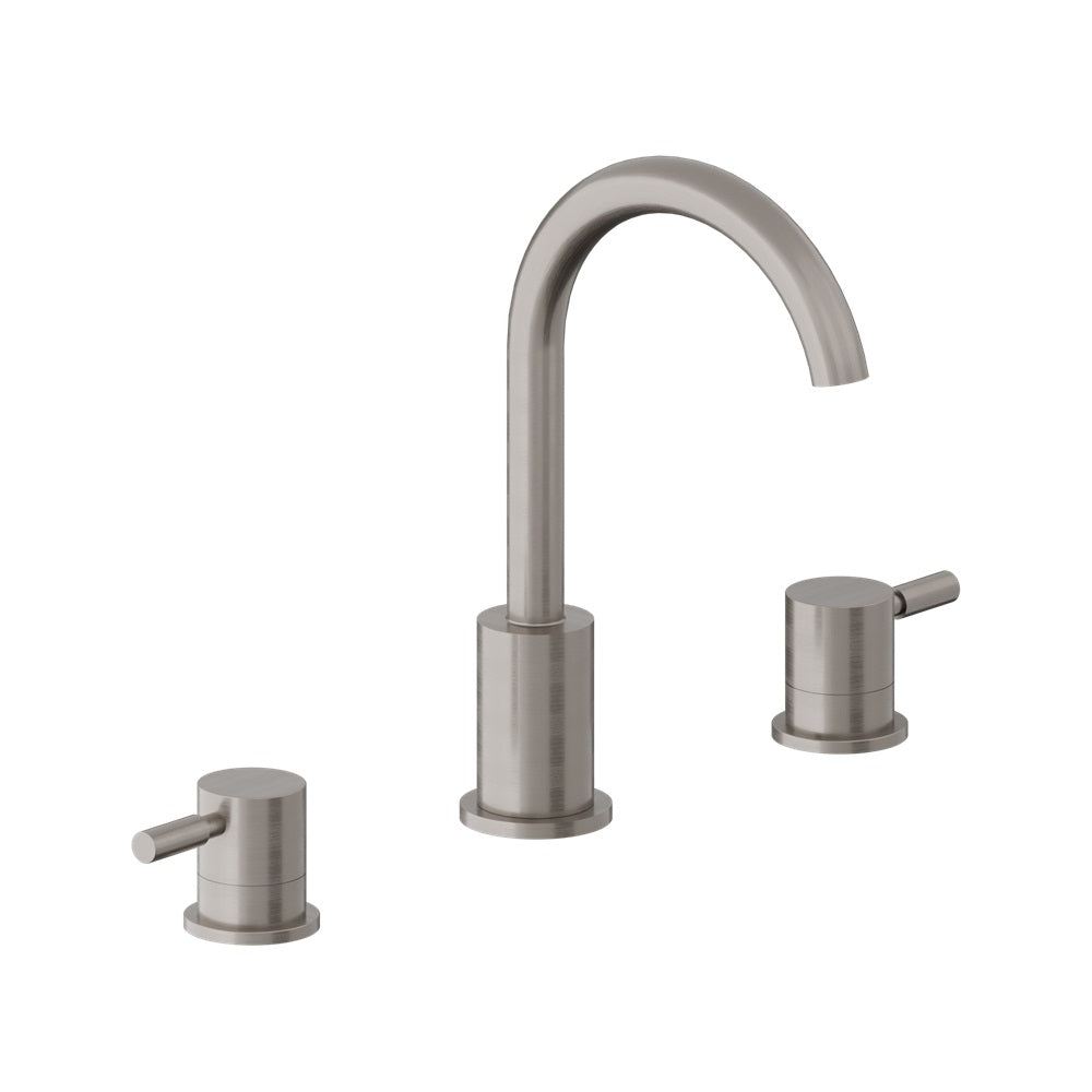 Three Hole 8" Widespread Two Handle Bathroom Faucet