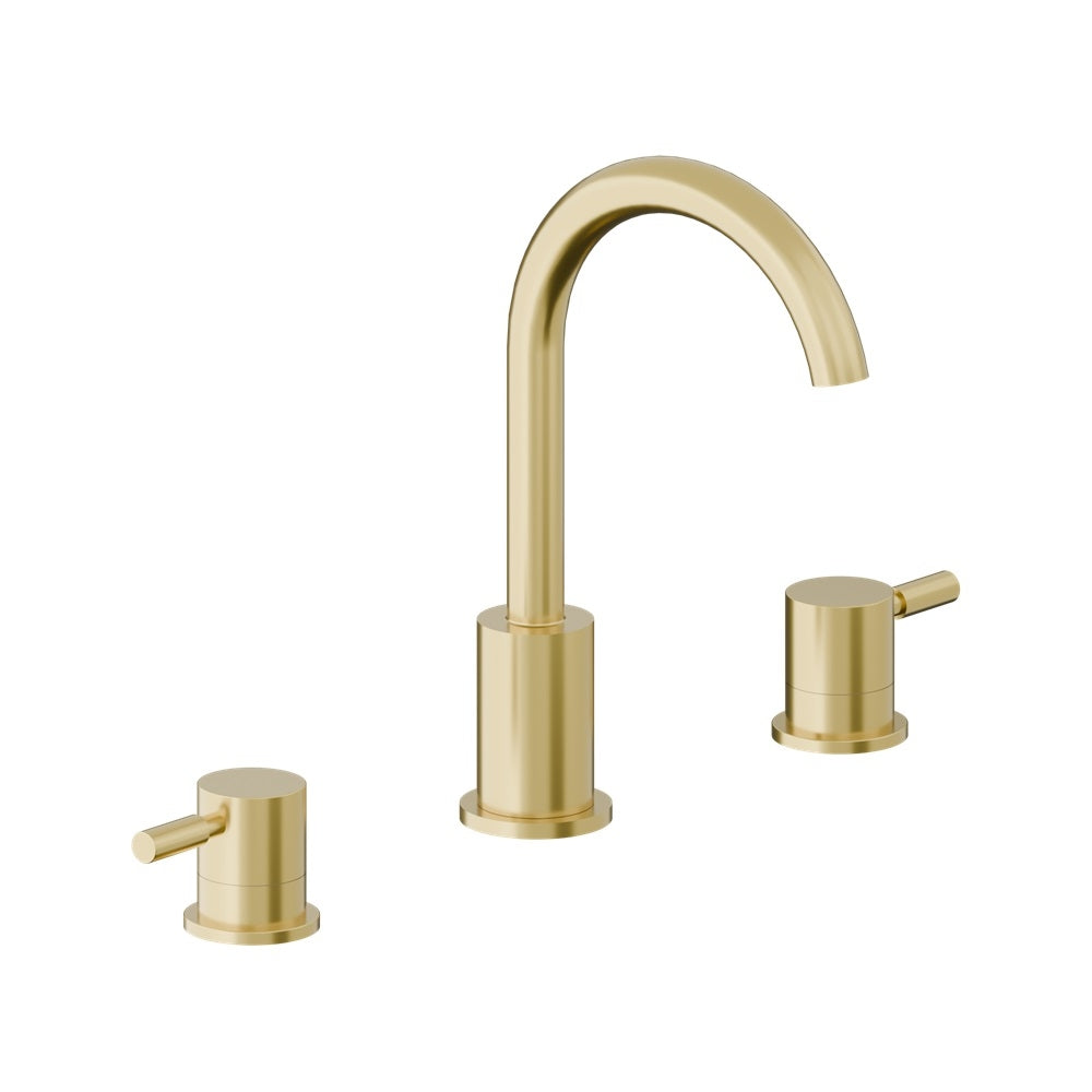 Three Hole 8" Widespread Two Handle Bathroom Faucet