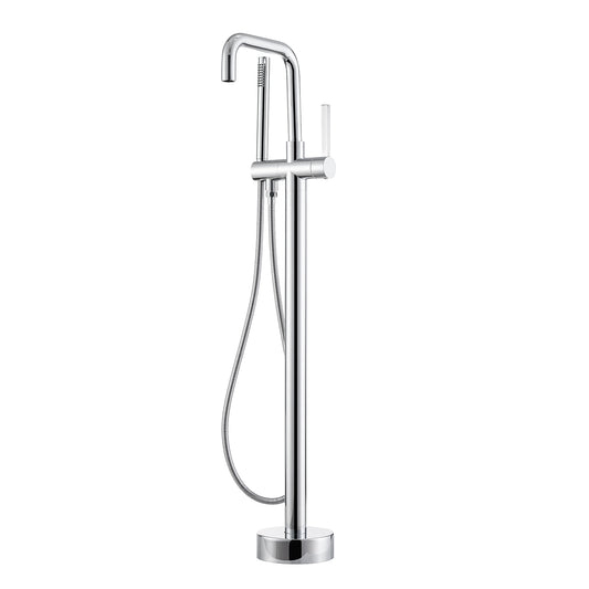 Vinnova Delara Freestanding Chrome freestanding bathroom vanity