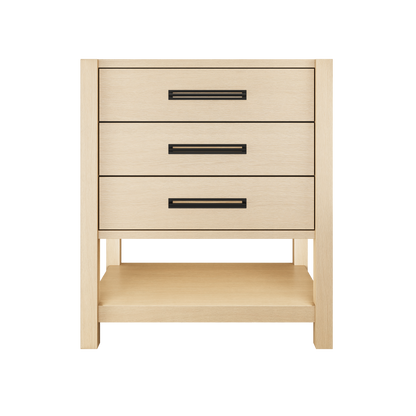 Vanderloc Kiawah Three-Drawer Single Bath Vanity — 30 Inch