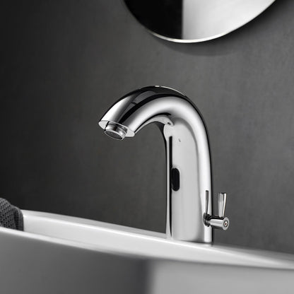 Vinnova, Jumilla Automatic Sensor Touchless Single-Hole Polished Chrome Bathroom Faucet