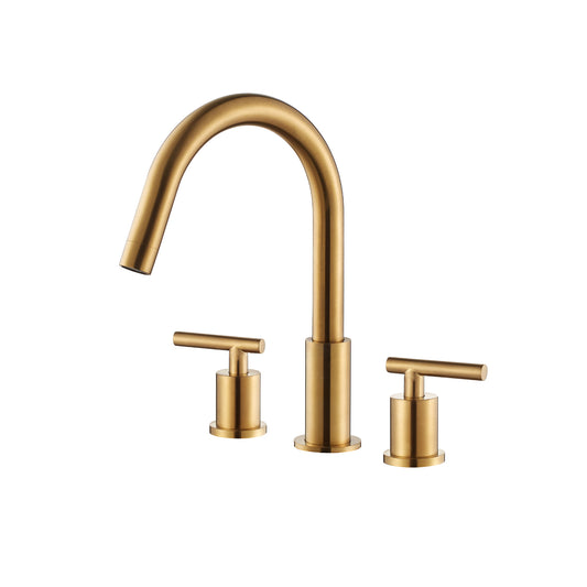 Vinnova Lodosa Widespread Brushed bathroom vanity