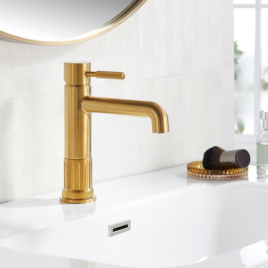 Vinnova Mexico Single High-Handle vessel bathroom vanity