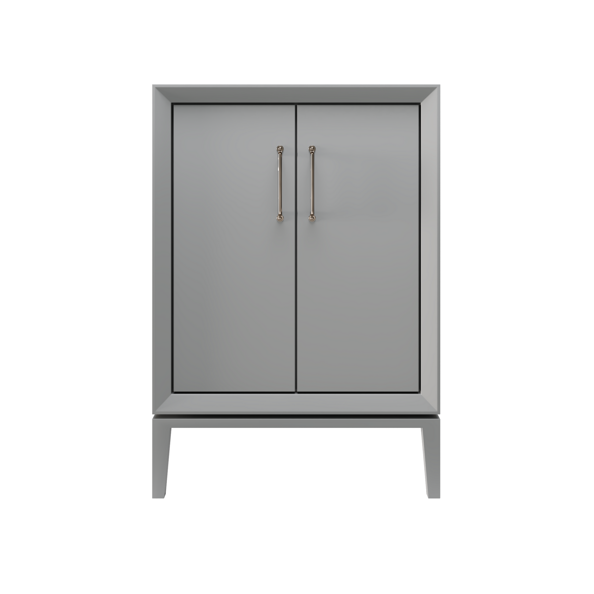 Alexandra 48" Single Vanity - Platinum Gray / Satin Nickel