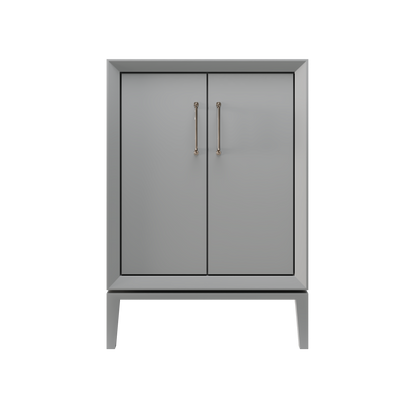Alexandra 48" Single Vanity - Platinum Gray / Satin Nickel