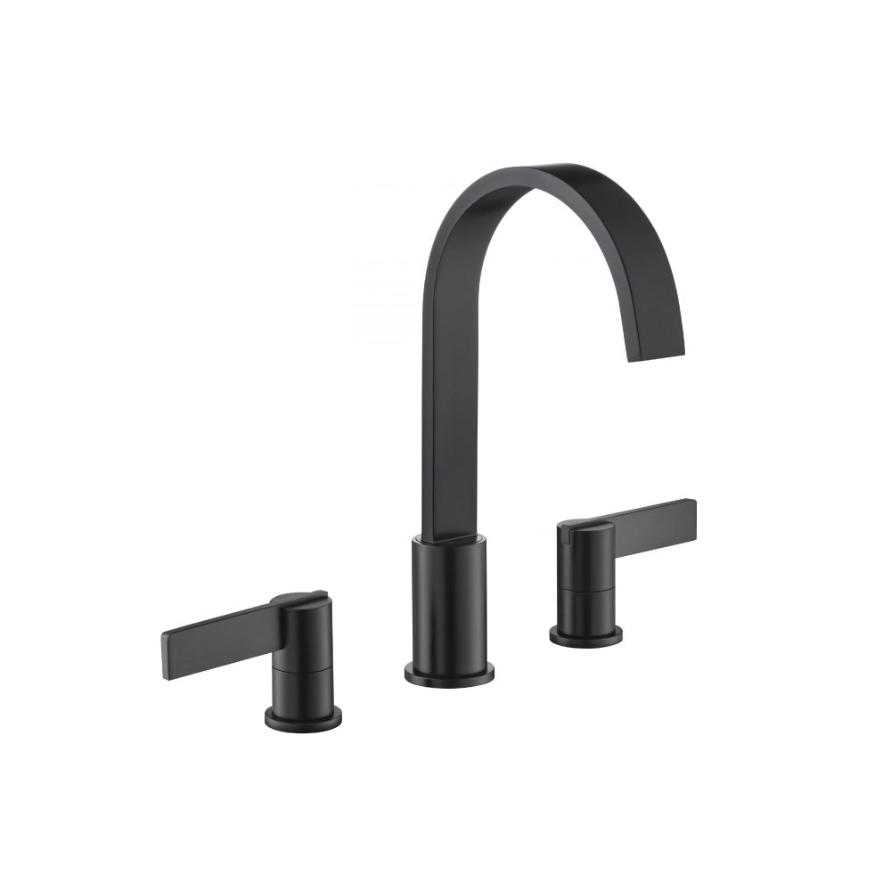 Three Hole 8" Widespread Two Handle Bathroom Faucet