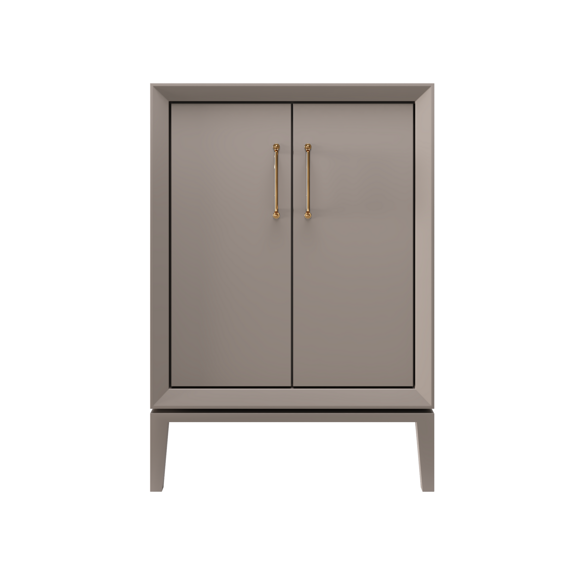 Alexandra 36" Single Vanity - Taos Taupe / Satin Gold