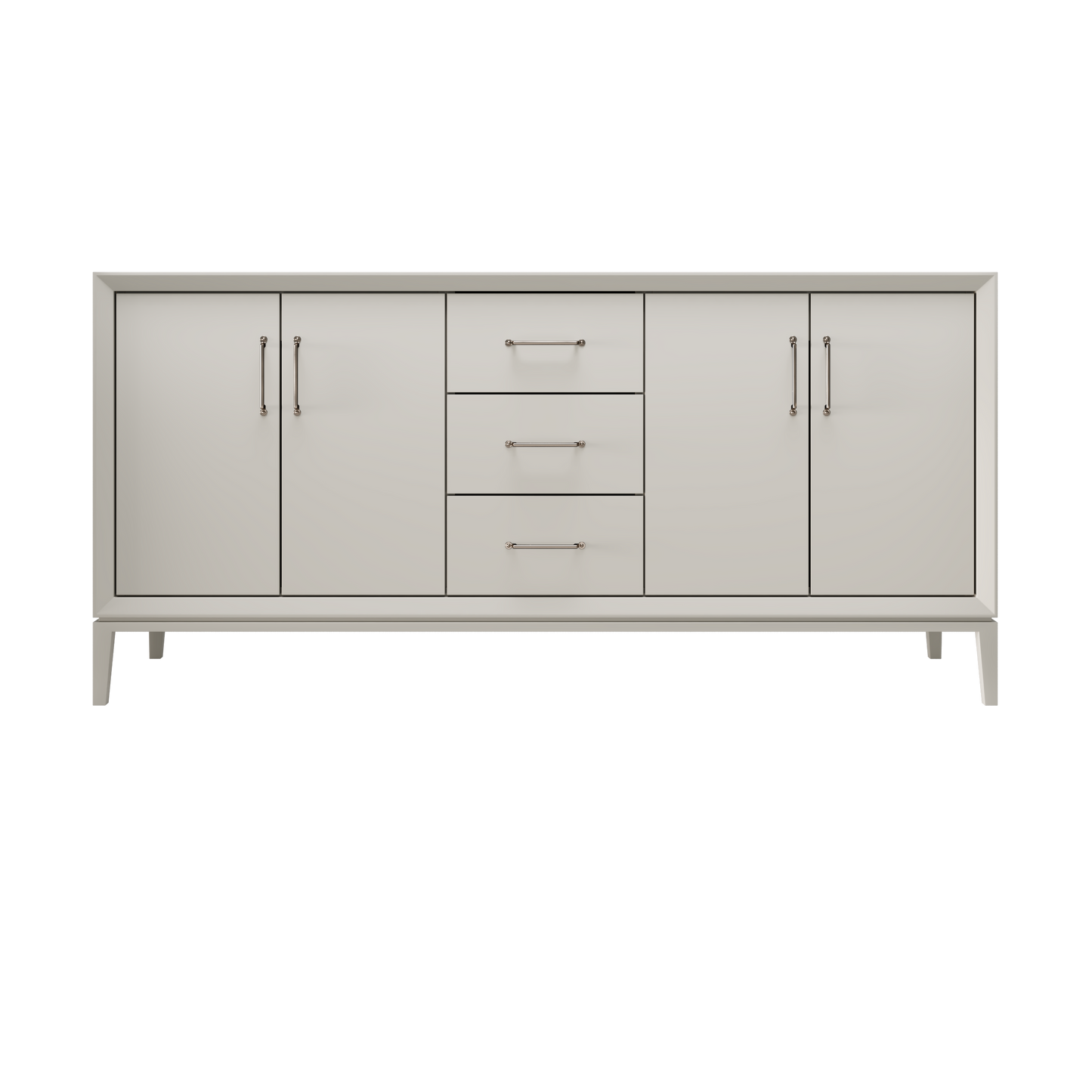Vintage Taupe / 72" Wide / Satin Nickel