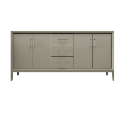 French Olive / 72" Wide / Satin Nickel