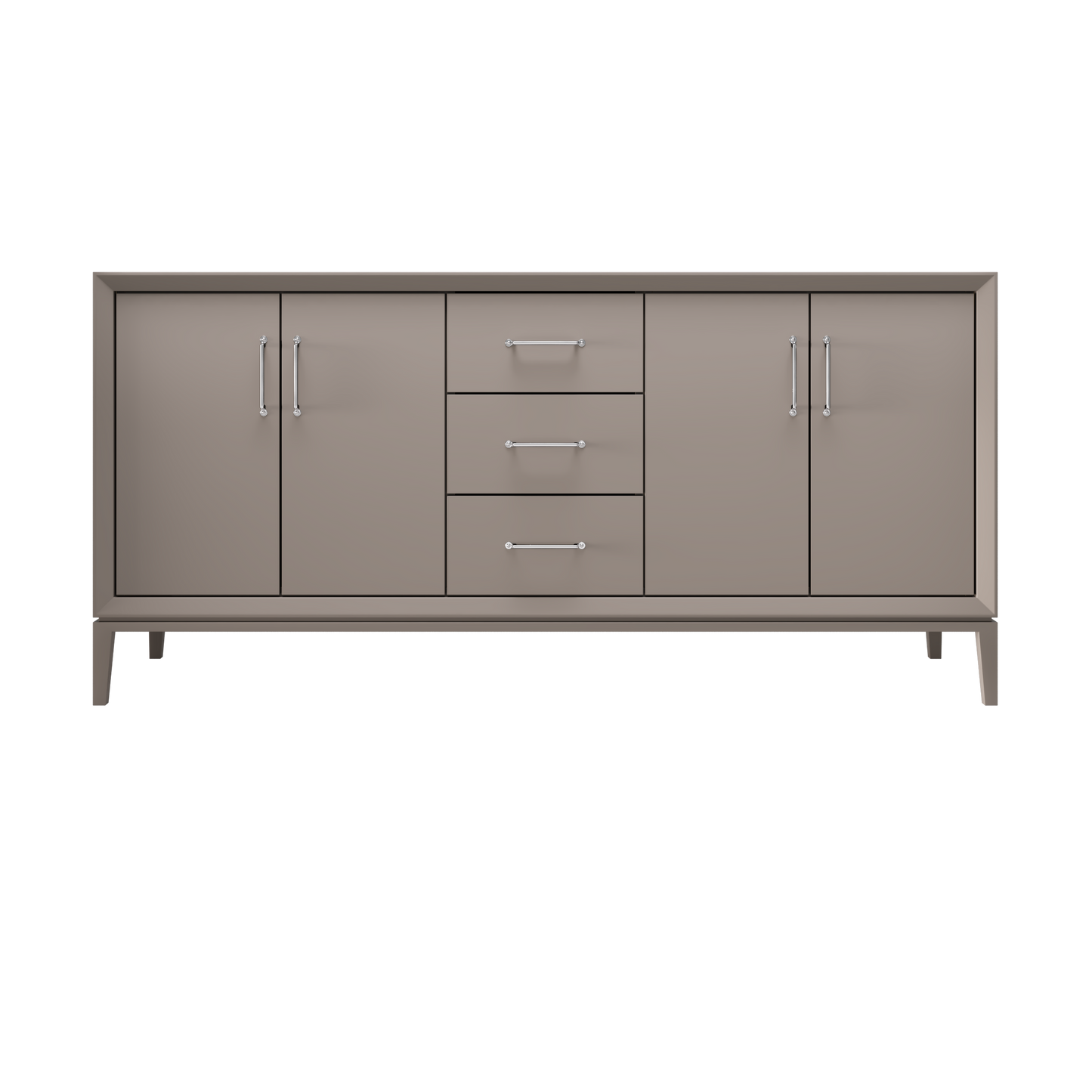 Taos Taupe / 72" Wide / Polished Chrome