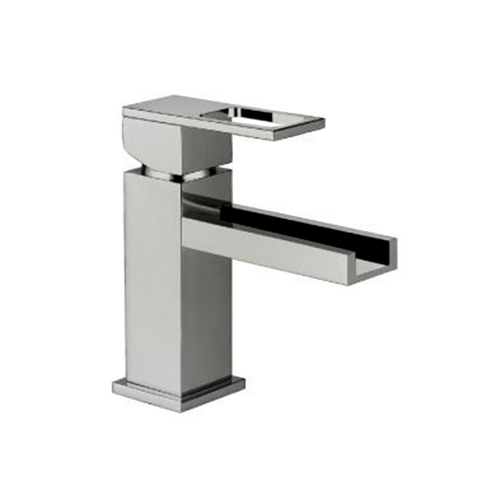 Single Hole Cascade Flow Waterfall Bathroom Faucet