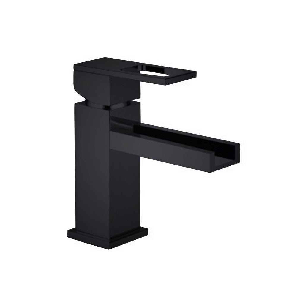 Single Hole Cascade Flow Waterfall Bathroom Faucet