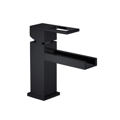 Single Hole Cascade Flow Waterfall Bathroom Faucet