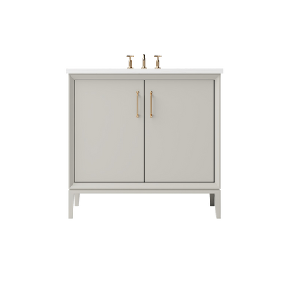 Vanderloc Alexandra Single Sink 24" - Vintage Taupe