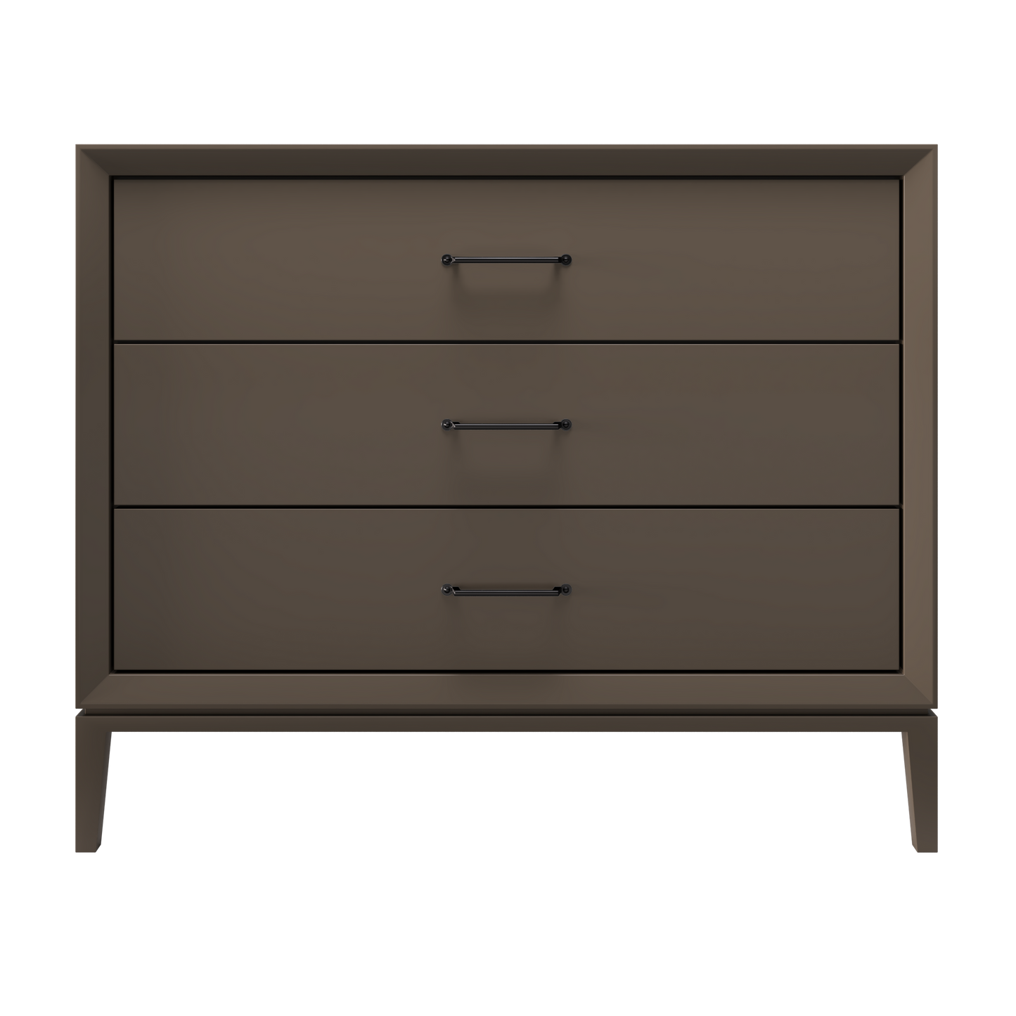 Vanderloc Alexandra Three-Drawer Single Sink 42" - Truffle MB