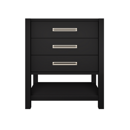 Vanderloc Kiawah Three-Drawer Single Bath Vanity — 30 Inch