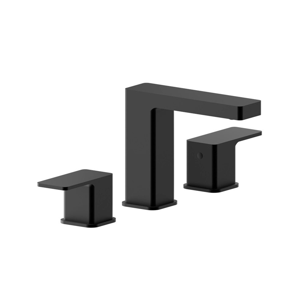 Three Hole 8" Widespread Two Handle Bathroom Faucet