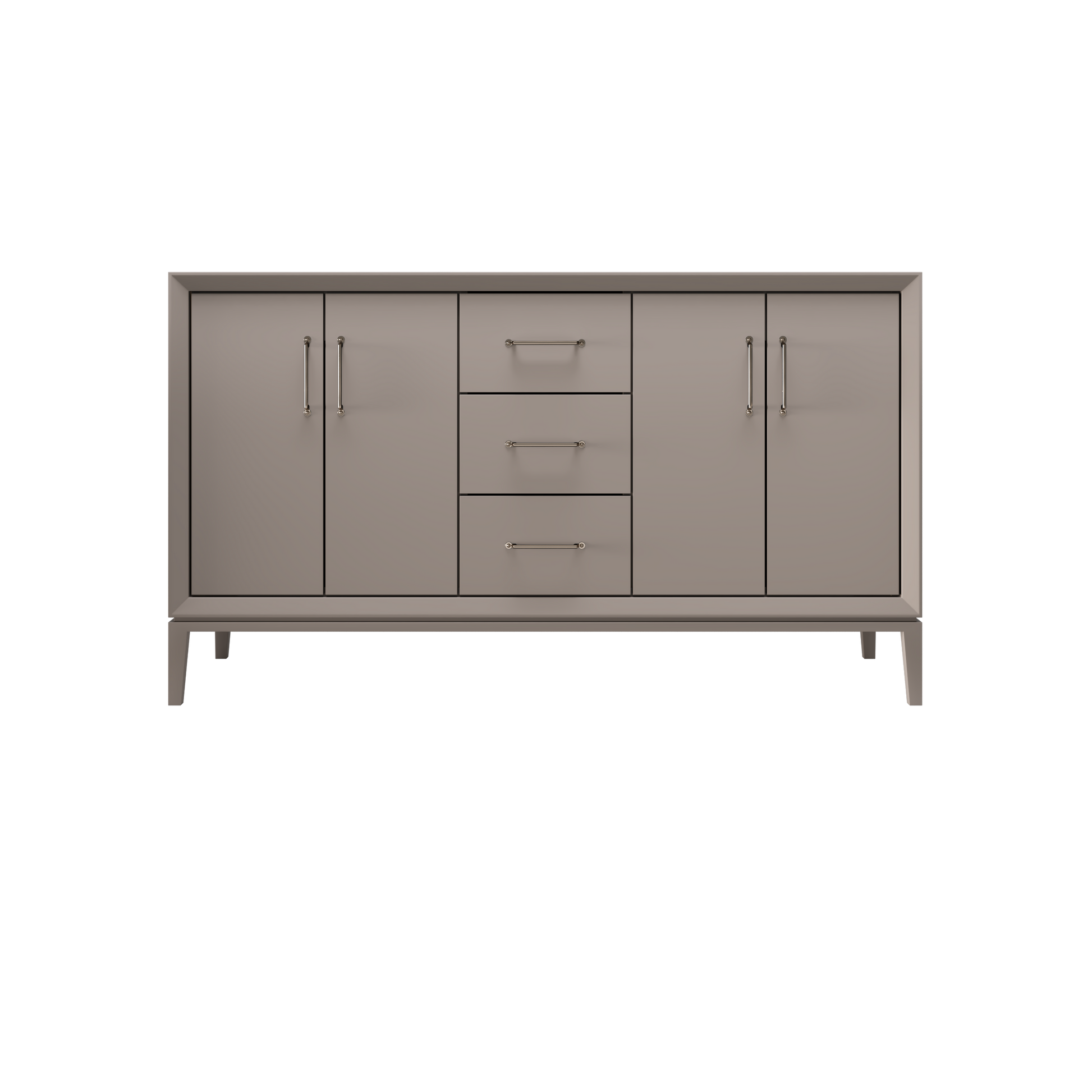 Taos Taupe / 60" Wide / Satin Nickel