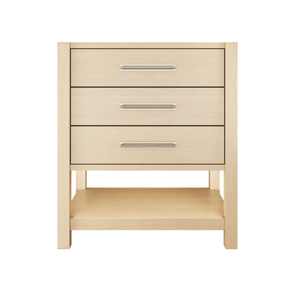 Vanderloc Kiawah Three-Drawer Single Bath Vanity — 30 Inch