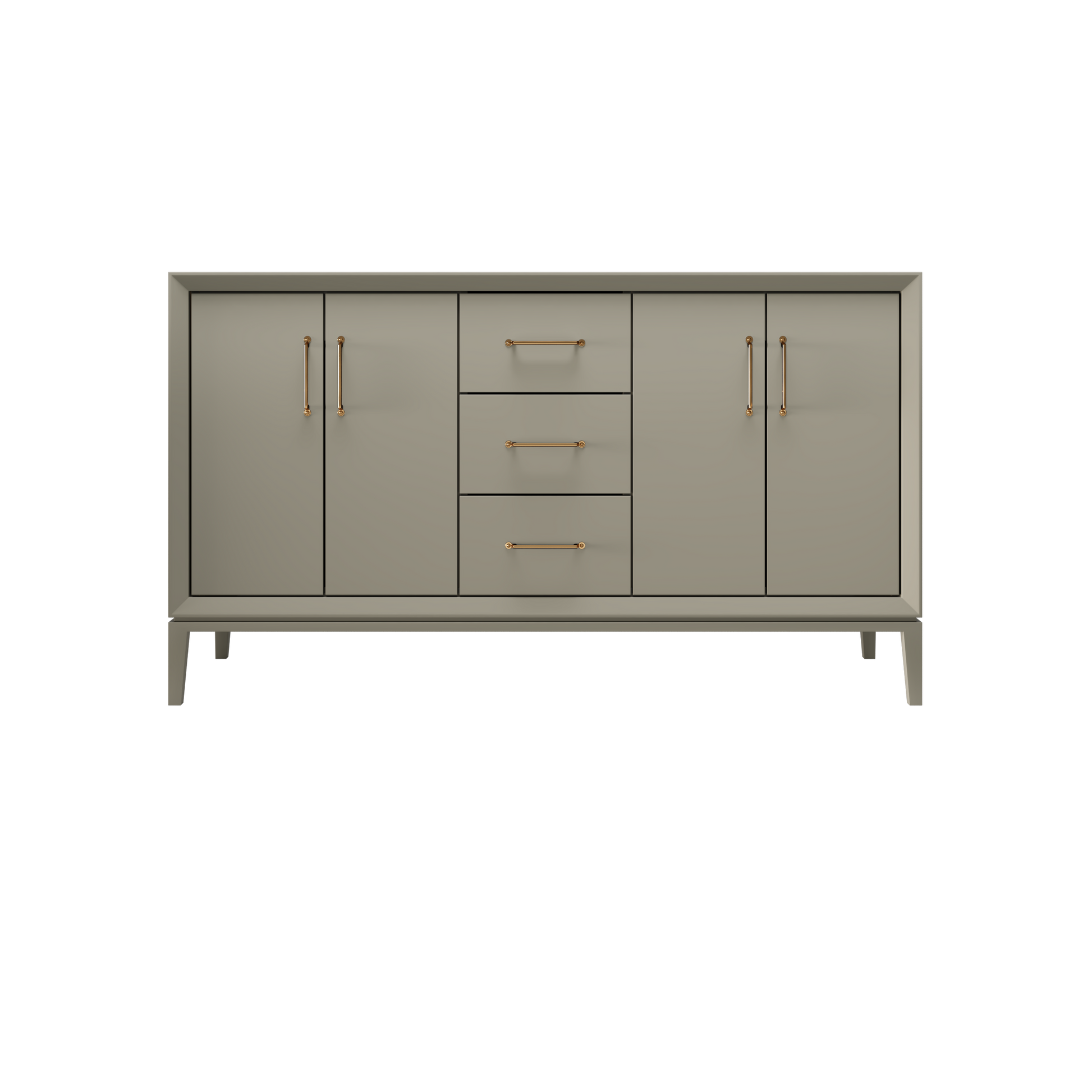 French Olive / 60" Wide / Satin Gold