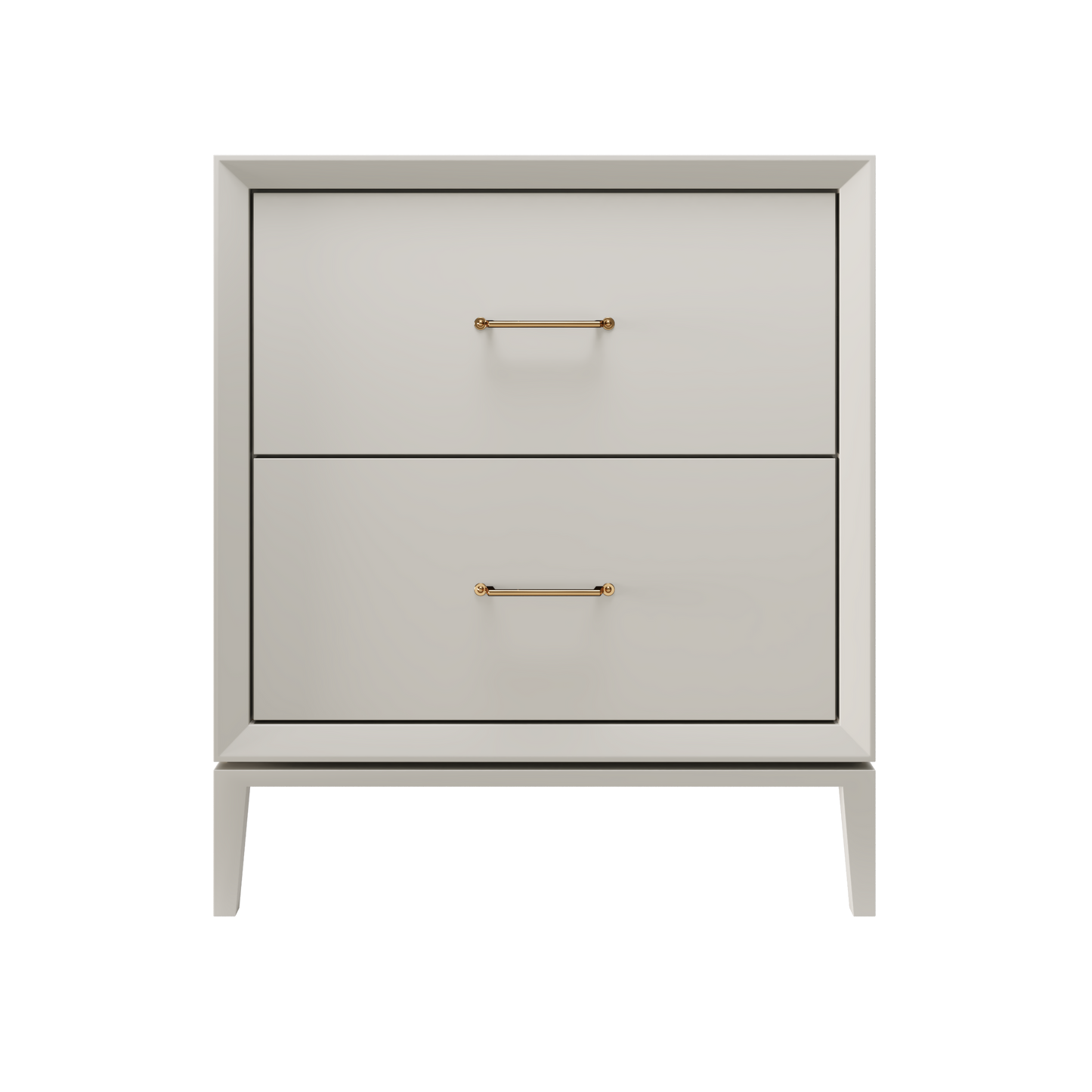 Alexandra 2-Drawer 30" Single Vanity - Vintage Taupe / Satin Gold