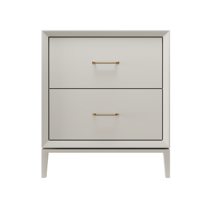 Alexandra 2-Drawer 30" Single Vanity - Vintage Taupe / Satin Gold