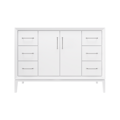 Vanderloc Alexandra Freestanding Luxury Bathroom Vanity | Single Sink | Solid Wood
