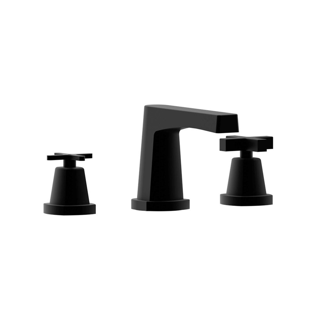 Three Hole 8" Widespread Two Handle Bathroom Faucet